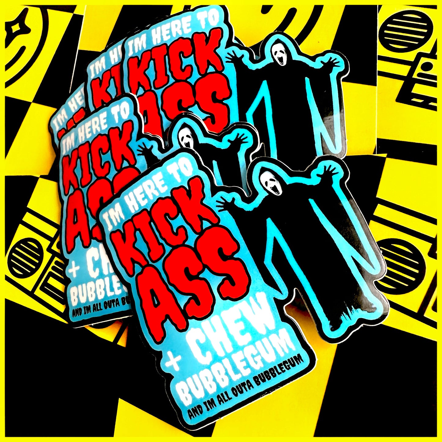 KICK A$$ + CHEW BUBBLEGUM • STICKER