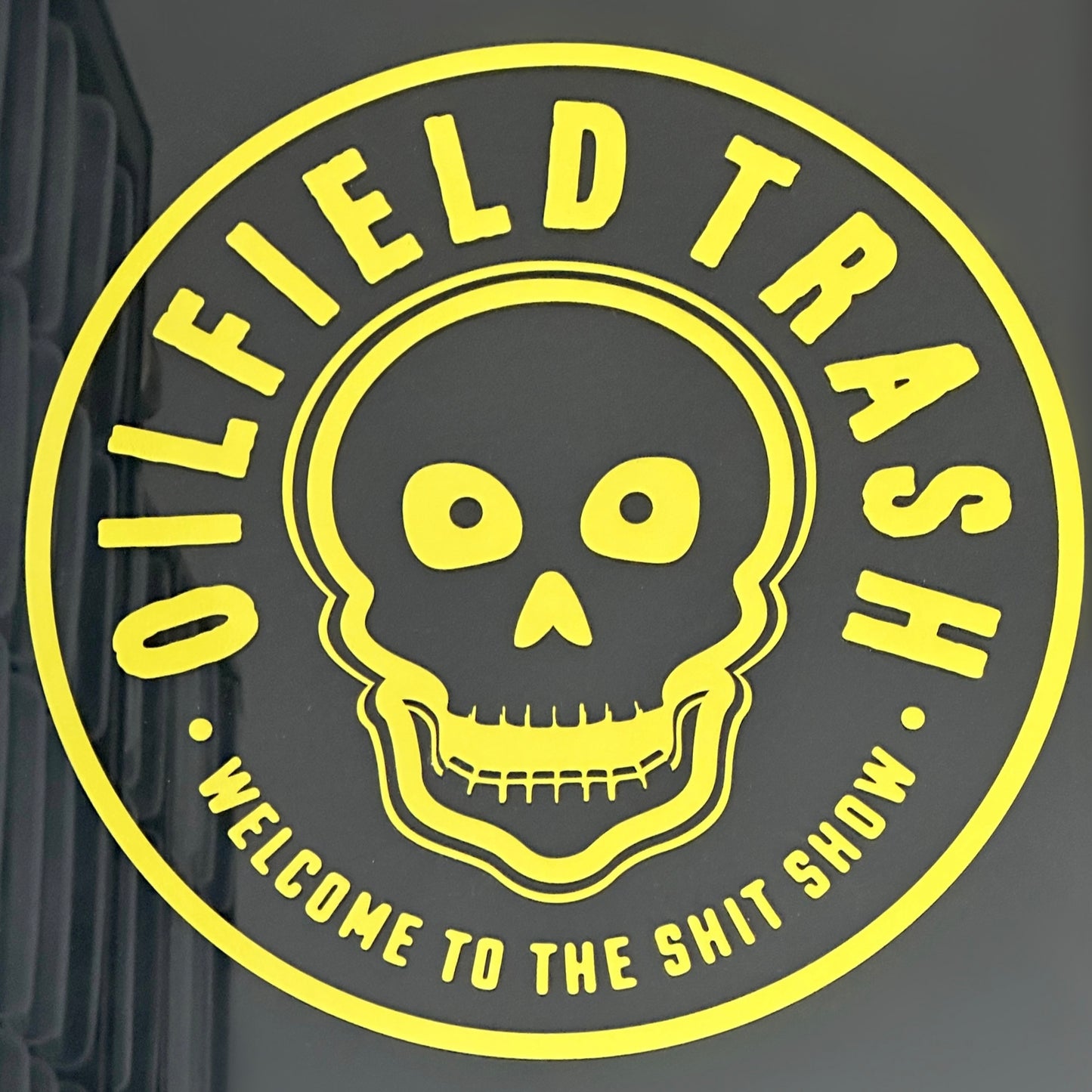OILFIELD TRASH • VINYL DECAL • 10" x 10" (4/$75)