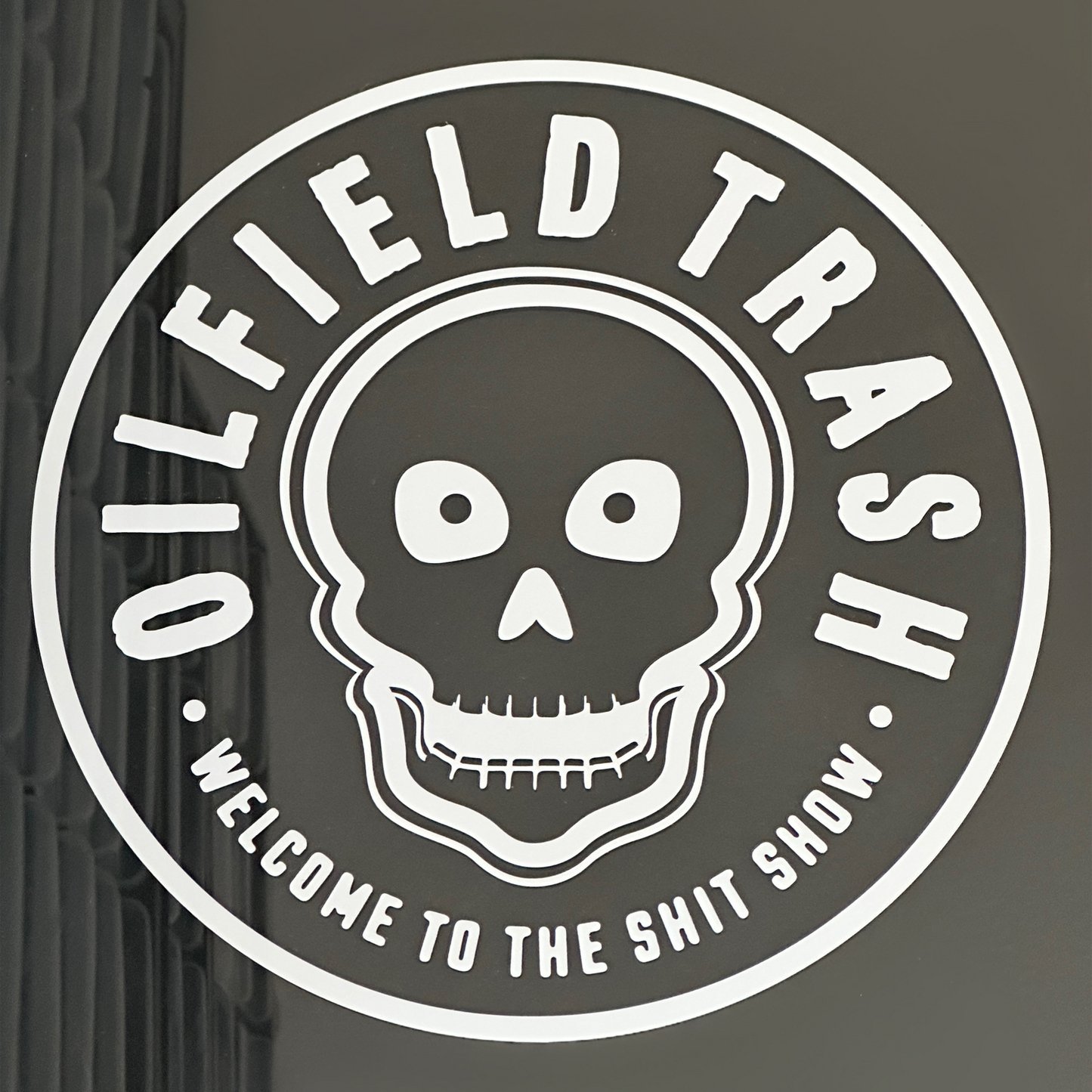 OILFIELD TRASH • VINYL DECAL • 10" x 10"  (4/$75)