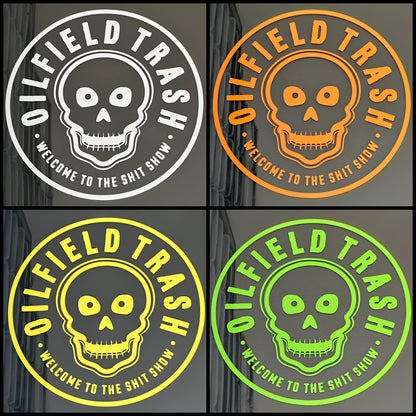 OILFIELD TRASH • VINYL DECAL • 10" x 10"  (4/$75)